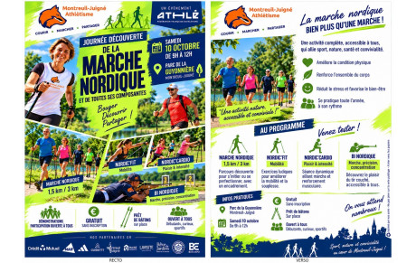 Découvrez la marche nordique le 10 octobre (ouvert à tous)